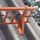 vidaXL Dachschneeschild Rot 300 x 29,5 x 34,5 cm Stahl