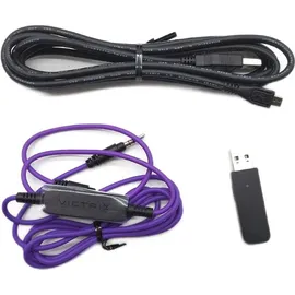 PDP LLC Victrix Gambit für PS5/PS5 Gaming Headset Schwarz/Lila