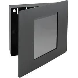 HMF Schlüsselkasten Fotorahmen 22 x 20 x 5 cm Schwarz