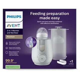 Philips 2-in-1 Warmer & Sterilizer - Premium - SCF359/20