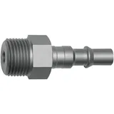 Riegler Nippel für Kupplungen NW 6, ISO 6150 C, Stahl, G 3/8 AG