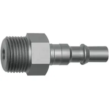 Riegler Nippel für Kupplungen NW 6, ISO 6150 C, Stahl, G 3/8 AG