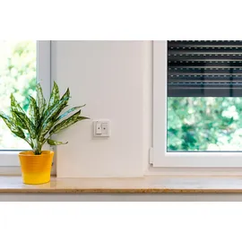 Schellenberg Rollladenschalter mit Rastfunktion unterputz weiß