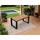 MKS Beistelltisch 122 x 55 x 65 cm Schwarz