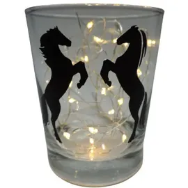 lichtidee Teelicht Höhe 8 cm schwarz