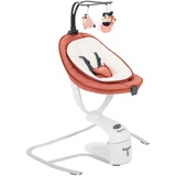 Babymoov Babyschaukel Swoon Motion Terrakotta - inkl. 8 Melodien, 360° Sitzfläche, verstellbare Rückenlehne und Bewegungsmelder