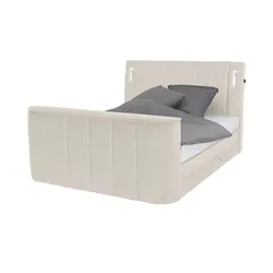 Boxspringbett  Hertfordshire ¦ creme ¦ Maße (cm): B: 186 H: 126