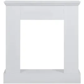 Mobili Rebecca Rebecca Mobili Rahmen Dekoration Kamin Holz 98 x 93 x 23 cm Weiß