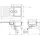 Hansgrohe S52 rechts Einbauspüle silicaTec grau 1000 x 600 mm Handbetätigung