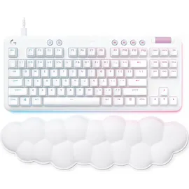 Logitech G 920-010414 Tastatur Gaming USB QWERTY Spanisch Weiß - Weiß