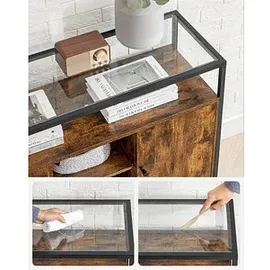 VASAGLE Sideboard, LSC014B01 braun 100,0 x 35,0 x 80,5 cm