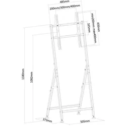 NEOMOUNTS BY NEWSTAR Flat Screen Floor Stand (height: 108 cm)