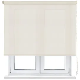 VIEWTEX Seitenzugrollo 90 x 250 cm beige/weiß