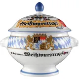 SELTMANN WEIDEN Compact Bayern Löwenkopfterrine mit Deckel Schüssel - Schale, Mehrfarbig