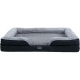 Home Deluxe Hundekissen SCOOBY 80 cm x 60 cm grau