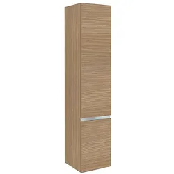 Hochschrank Serie MBH, 2 Türen, Eiche natur, Anschlag rechts, 350 x 1655 x 370 mm - 93 173 02