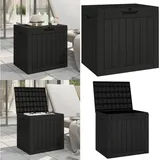 Vidaxl - Gartenbox Schwarz 55,5x43x53 cm Polypropylen - Gartenbox - Außenbereich Aufräumen - Gartenorganisation - Stauraum - Polypropylen - Home &