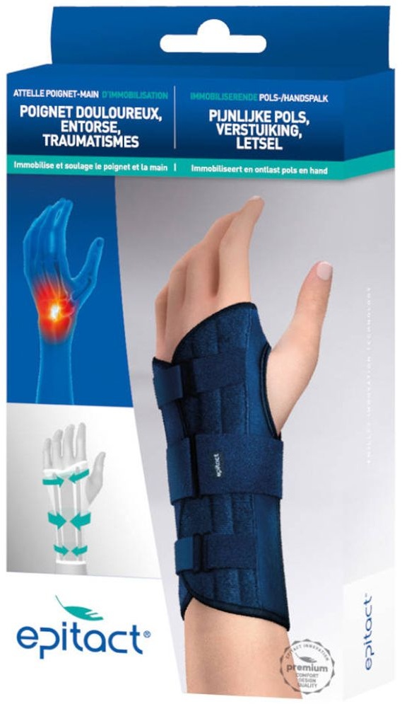 epitact® Attelle Poignet-main d'immobilisation Main droite Taille S 1 pc(s) bandage(s)