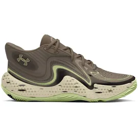 Under Armour Spawn 6 Mid Camo Basketballschuhe 200 taupe dusk/black/retro green 42