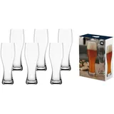 LEONARDO Taverna Weizenbiergläser 6er Set transparent