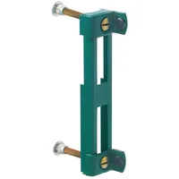 GAH Alberts Alberts 654009 Anschlag für Wellengittertore verzinkt, grün kunststoffbeschichtet RAL 6005