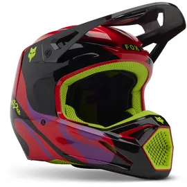 Fox Helm FOX V1 Emotion Fluo RED S