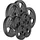 Marbo Sport Tri-Grip gummierte Hantelscheiben Guss Set 30 kg schwarz