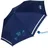 Scout Kinder-Taschenschirm mit reflektierenden Streifen Nebula blau