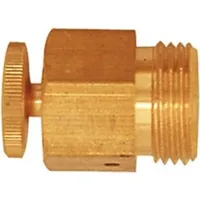 Riegler Ablass- und Entlüftungsventil, Messing, gerade Form, G 1/8
