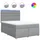 vidaXL Boxspringbett 140 x 200 cm Hellgrau