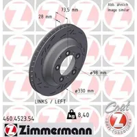 ZIMMERMANN Bremsscheibe BLACK Z