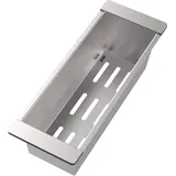 Villeroy & Boch Einhängeschale Küchenzubehör, platzsparende Spülbeckeneinlage aus Edelstahl, Küchen Organizer zum Einhängen in die Küchenspüle, Länge 364 mm, eckig