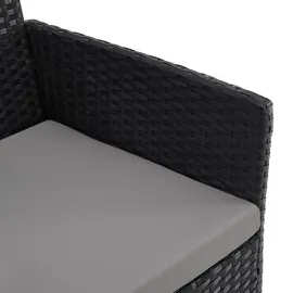Svita Brooklyn Bistro Set 3-tlg. Schwarz