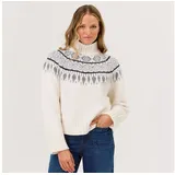 KRIMSON KLOVER Strickpullover Helena Sweater in snow | Gr.: L
