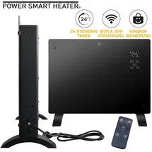 Best Direct Power Smart Heater 1500 W schwarz