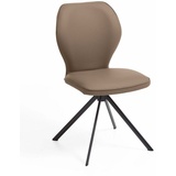 Niehoff Sitzmöbel Colorado Trend-Line Design-Stuhl Eisengestell - Leder - 180° drehbar Napoli stone