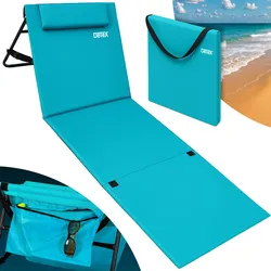 Strandmatte Türkis 158x56x46cm gepolstert