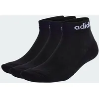 Adidas Linear Crew Cushioned Socken 3er Pack Black / White 37-39