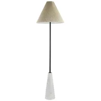 Home Deluxe - Stehlampe in Marmoroptik - Weiß Moderne