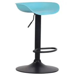 CLP Barhocker Anaheim Kunststoff blau/schwarz