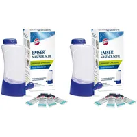 Emser Nasendusche mit 4 Btl.Nasenspülsalz 2x 2x1 St Kombipackung