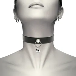 Bdsm-zubehör bdsm-lederhalsband in form eines pendels