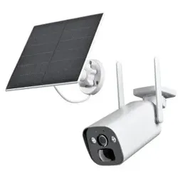 Indexa 26701 4G-Mobilfunk-Kamera 4MP mit Solarbetrieb LTE-Netz Weitwinkel-Objektiv 3, 3mm GK10-SOLAR GK10SOLAR