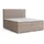 dein schlaf 24 BOXBETT LOFT III 200/200 Cord Beige mitTaschen-Federkernmatratzen 7 Zonen H4 - Beige
