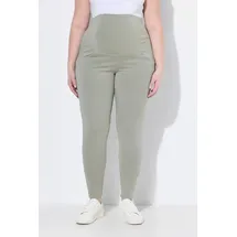 Ulla Popken Umstands-Leggings Skinny Fit grau 54/56