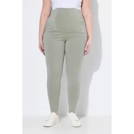 Ulla Popken Umstands-Leggings Skinny Fit grau 54/56