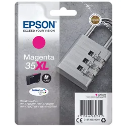 Epson Original 35XL Schloss Druckerpatrone magenta 1.900 Seiten 20,3ml (C13T35934010)