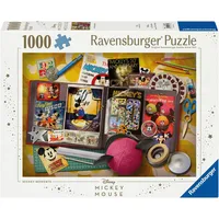 Ravensburger Erwachsenenpuzzle 1000 Teile - Disney Micky Maus - 1970 Mickey Moments