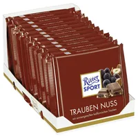 Ritter Sport Bunte Vielfalt Trauben Nuss 12 x 100 g (1,2 kg)