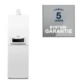 Buderus Logaplus Paket W32, Gas-Brennwertgerät GB172i-24T100S, Erdgas-H, Bedieneinheit RC310, 1 Heizkreis oben 7739617046